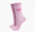 Good Girl Combed Cotton Glitter light Pink Socks