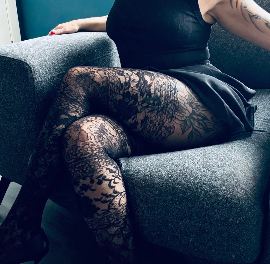 Vintage Lace Tights