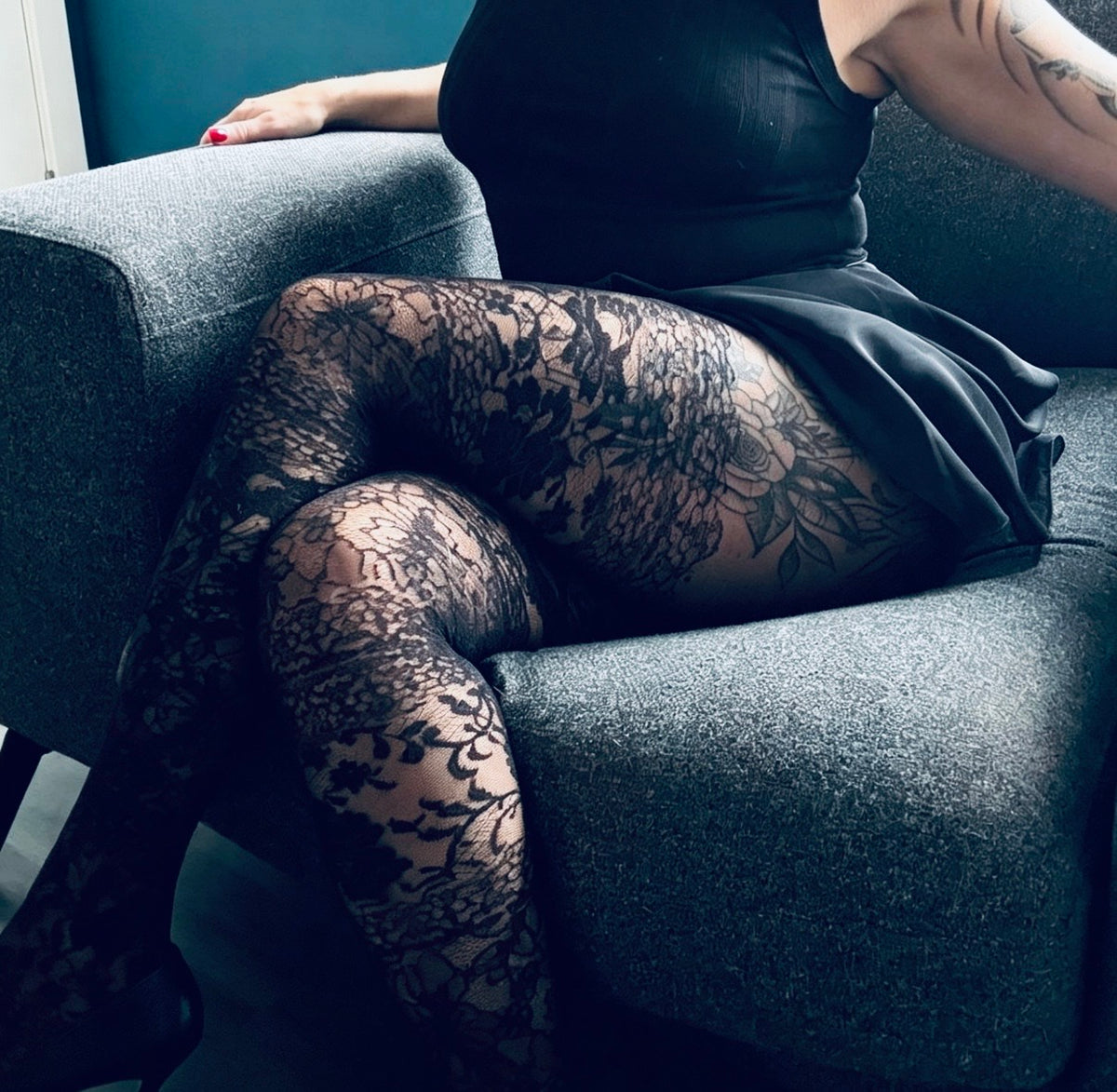 Vintage Lace Tights